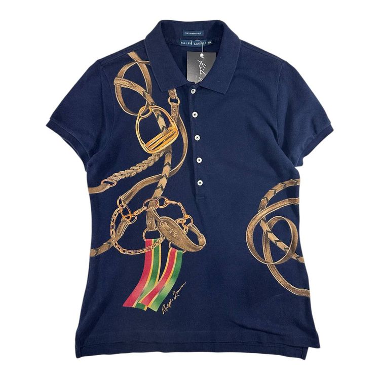 Ralph Lauren The Skinny Polo Shirt Polo Big Logo Donna (M)